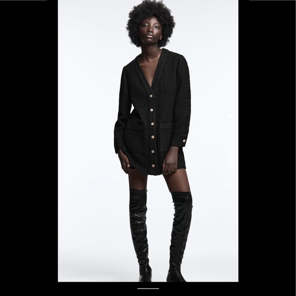 Zara weave textured dress - Picture 9 of 10